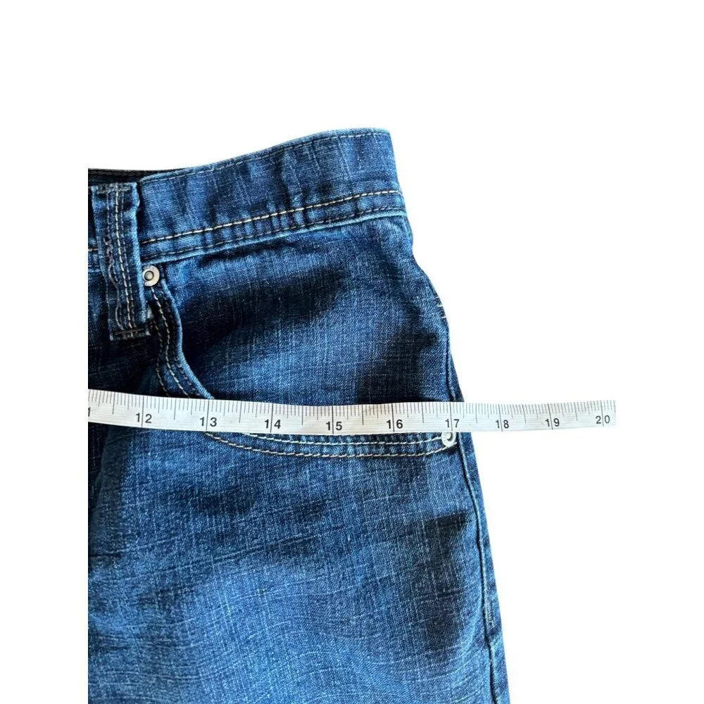SouthPole Boys Size 18 Blue Baggy Skater Hip Hip Y2K Jeans